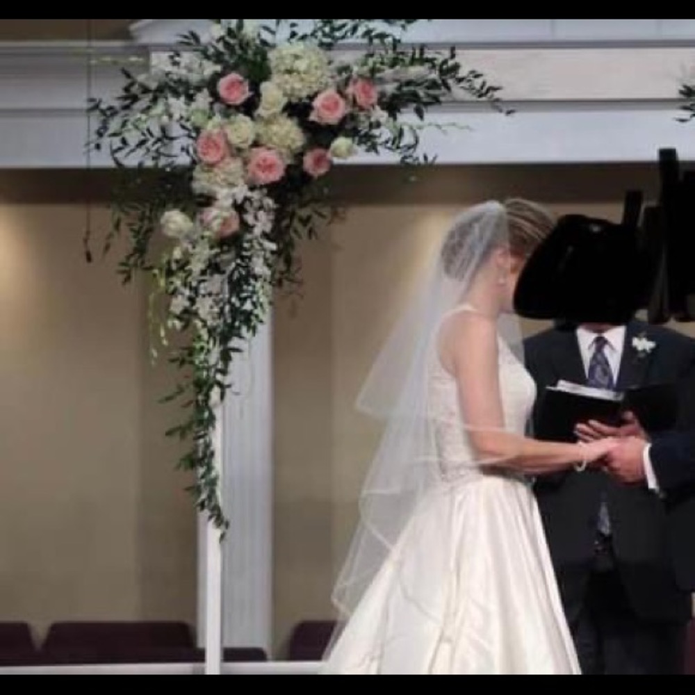 Horsehair wedding veil